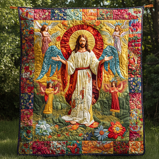 Jesus Christ DAI111124484 Quilt Blanket