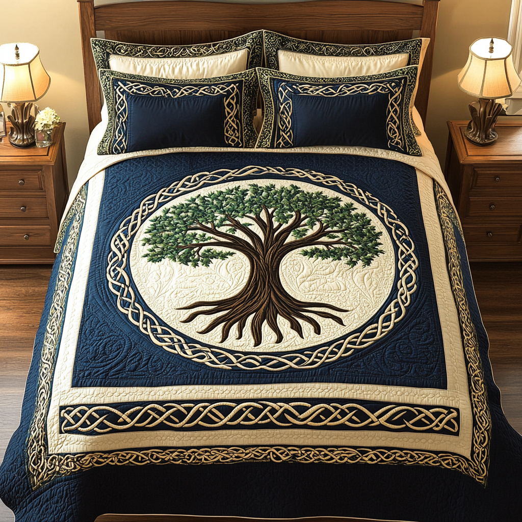 Celtic Tree Of Life TAI111124135 Quilt Bedding Set