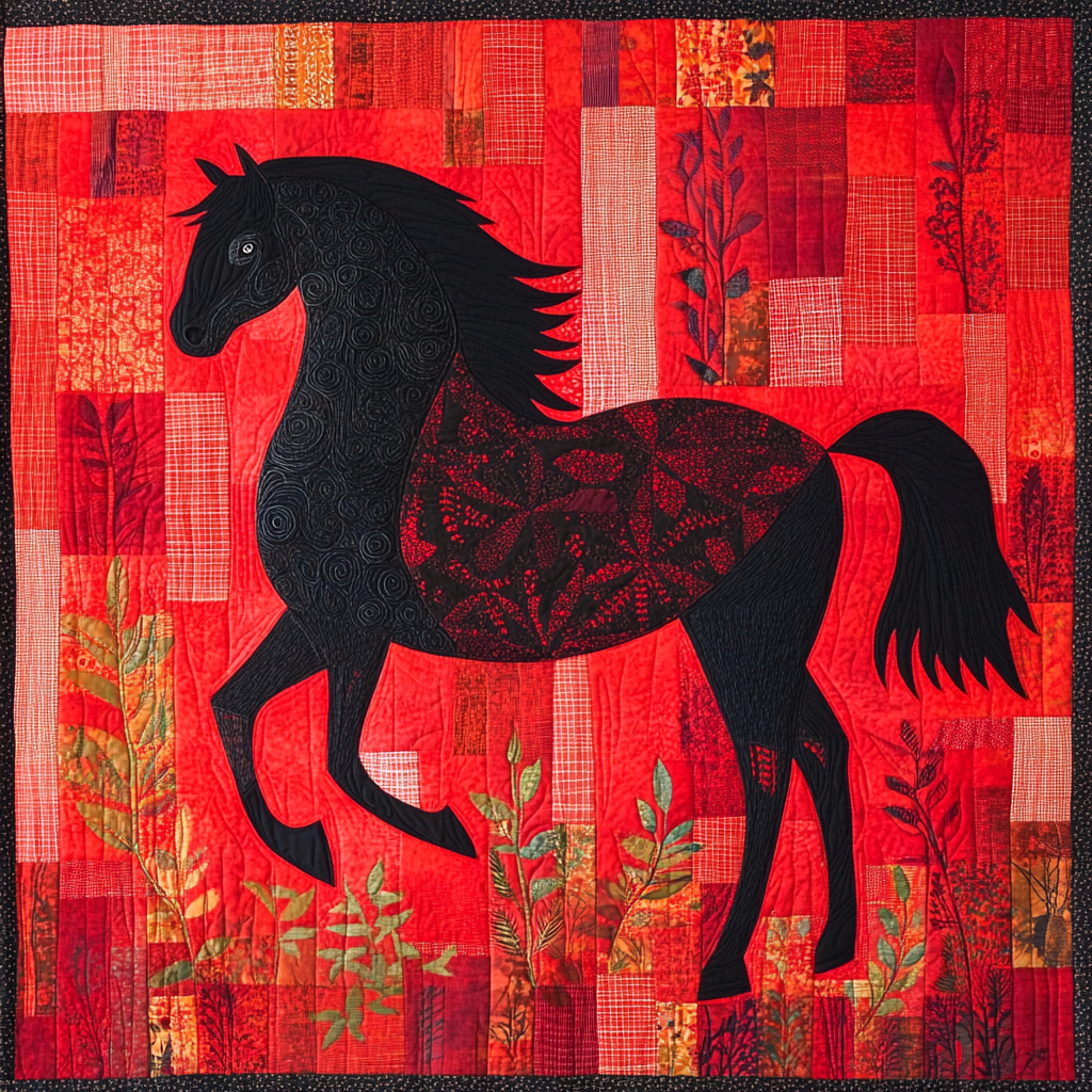 Horse DAI070824062 Quilt Blanket