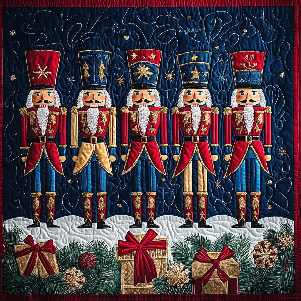 Christmas Nutcracker TAI101224243 Quilt Blanket