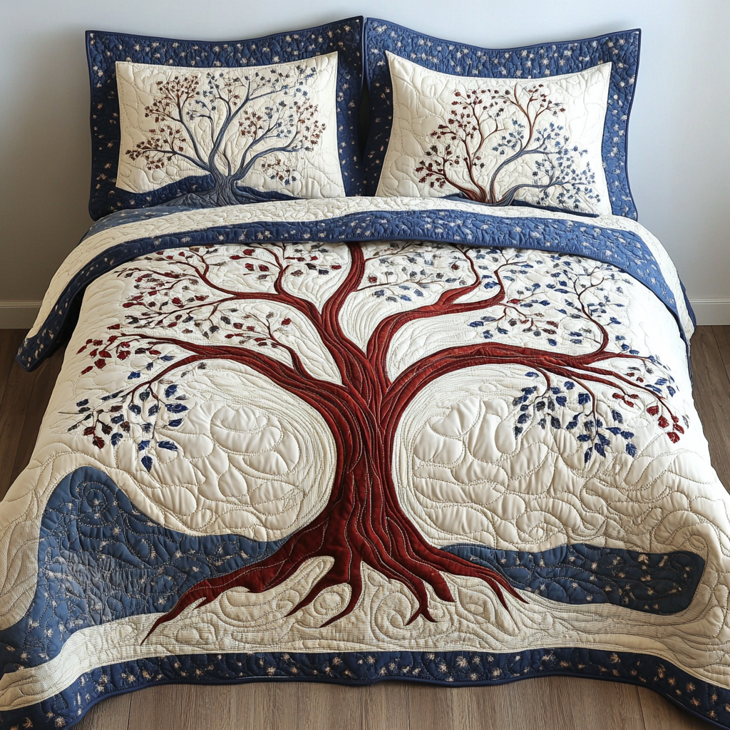 Tree Of Life TAI101224323 Quilt Bedding Set