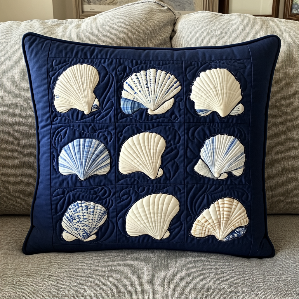 Seashell DAI230924171 Quilted Pillow Case