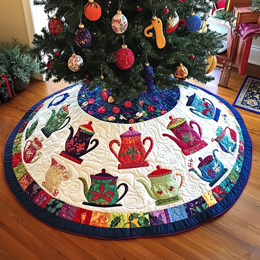 Teapot TAI041024016 Quilted Tree Skirt