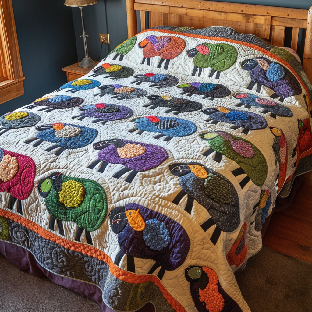 Sheep TAI040624005 Quilt Blanket