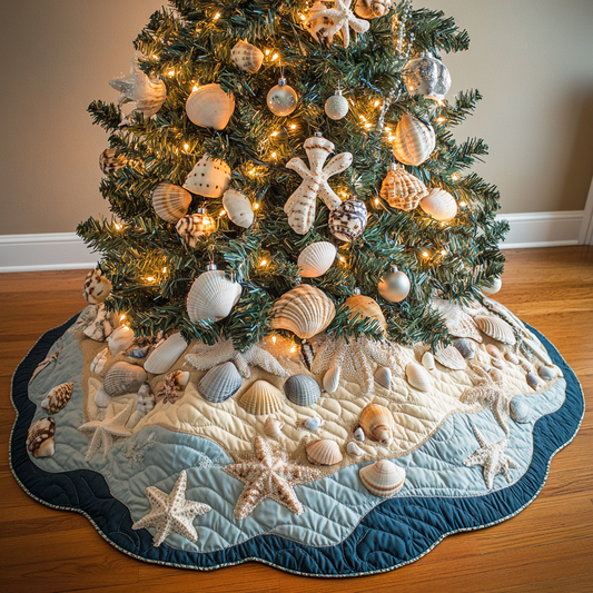 Sea Creature TAI201124488 Quilted Tree Skirt