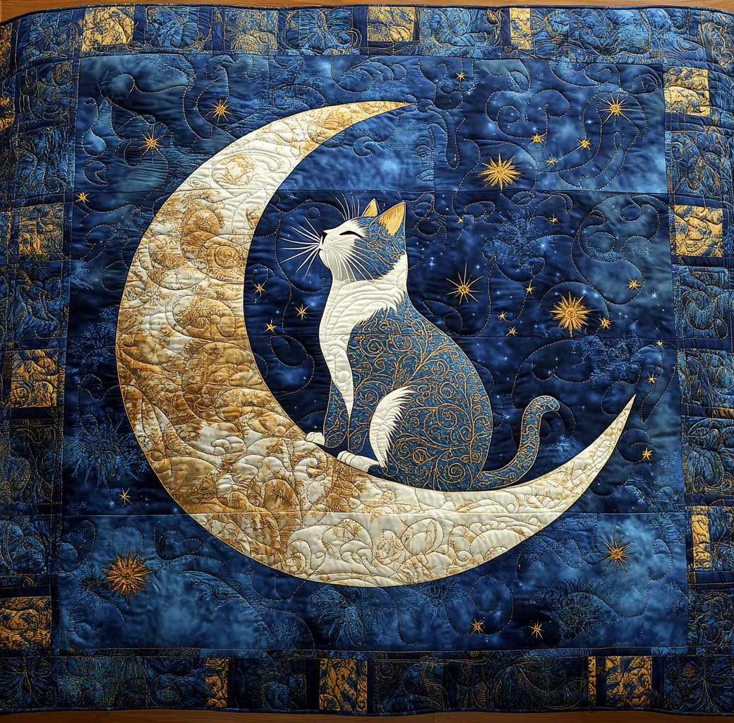 Celestial Cat DAI301224022 Quilt Blanket