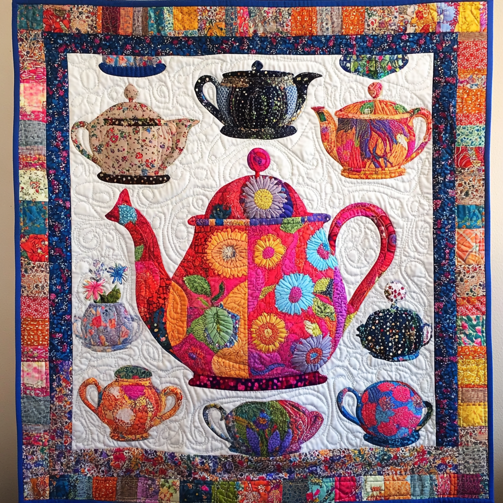 Teapot TAI041024387 Quilt Blanket