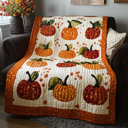 Pumpkin TAI021024021 Quilt Blanket