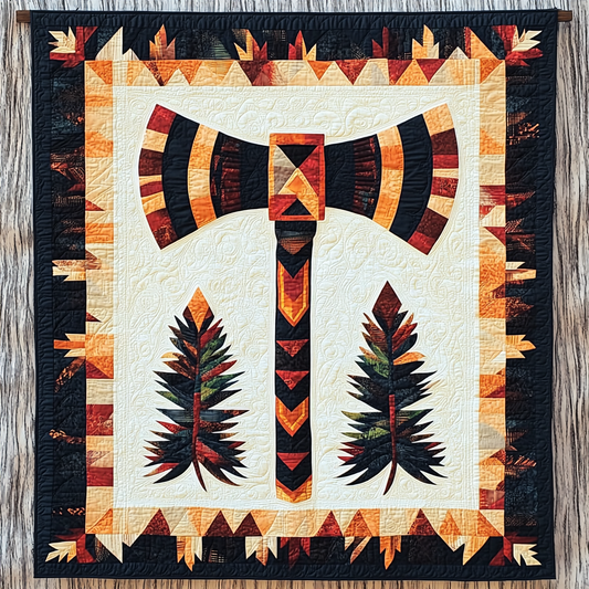 Native American Axe DAI101224068 Quilt Blanket