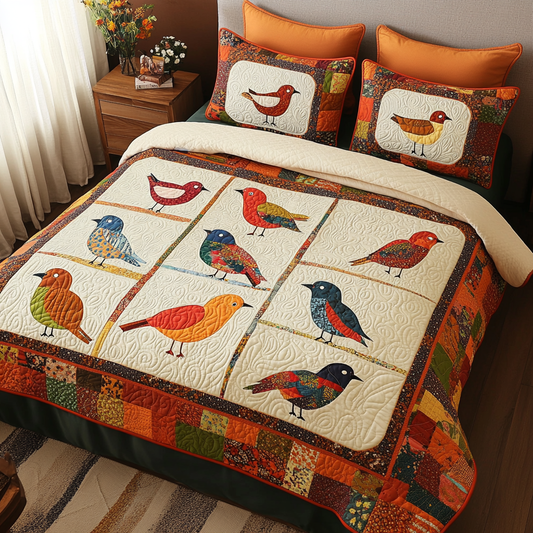 Bird DAI280824224 Quilt Bedding Set