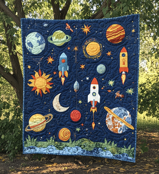 Outer Space DAI301224074 Quilt Blanket