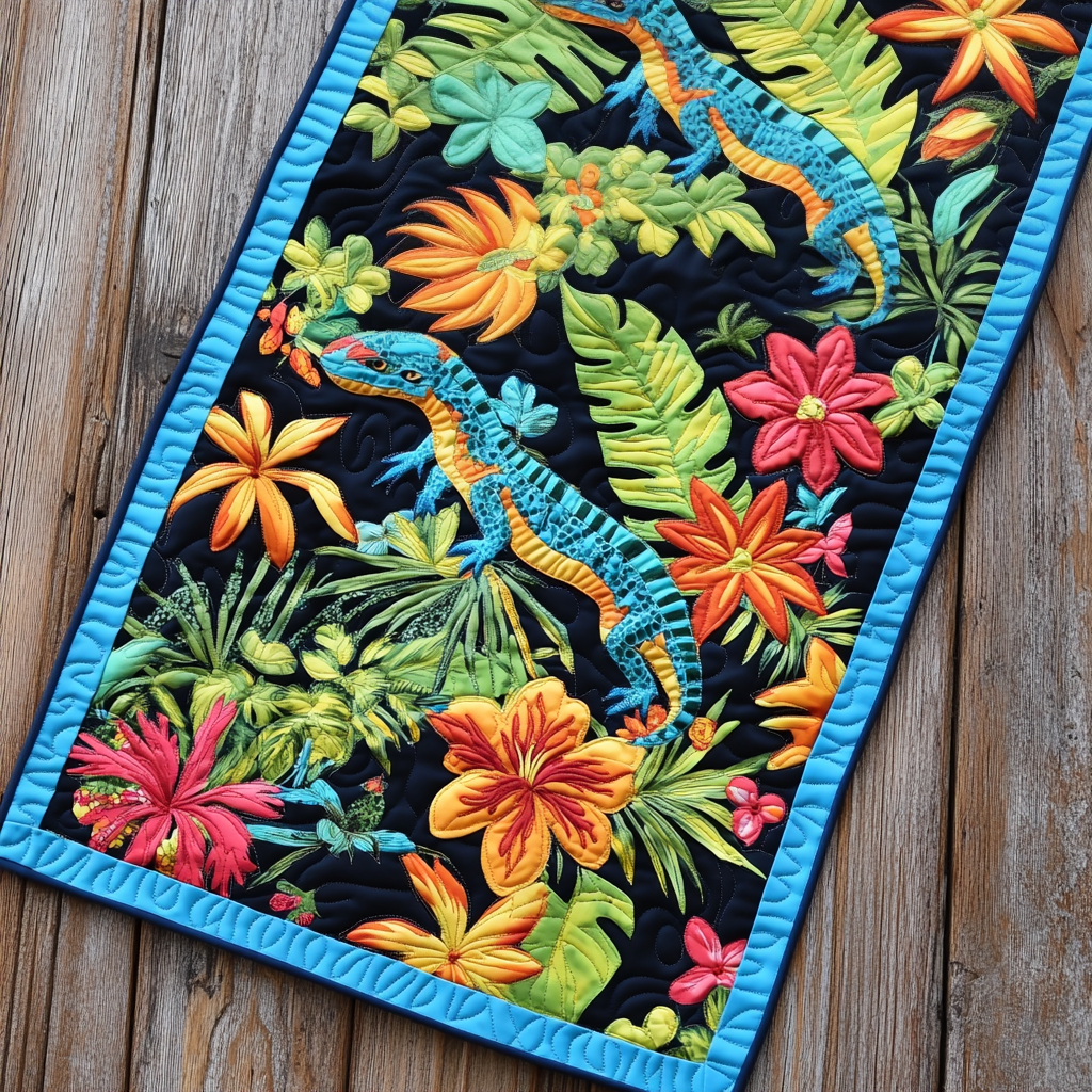 Lizard DAI190225265 Quilted Table Runner