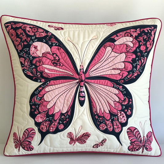 Butterfly TAI130824150 Quilted Pillow Case