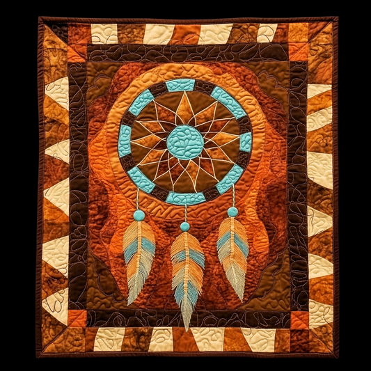 Native American Dreamcatcher DAI230924077 Quilt Blanket