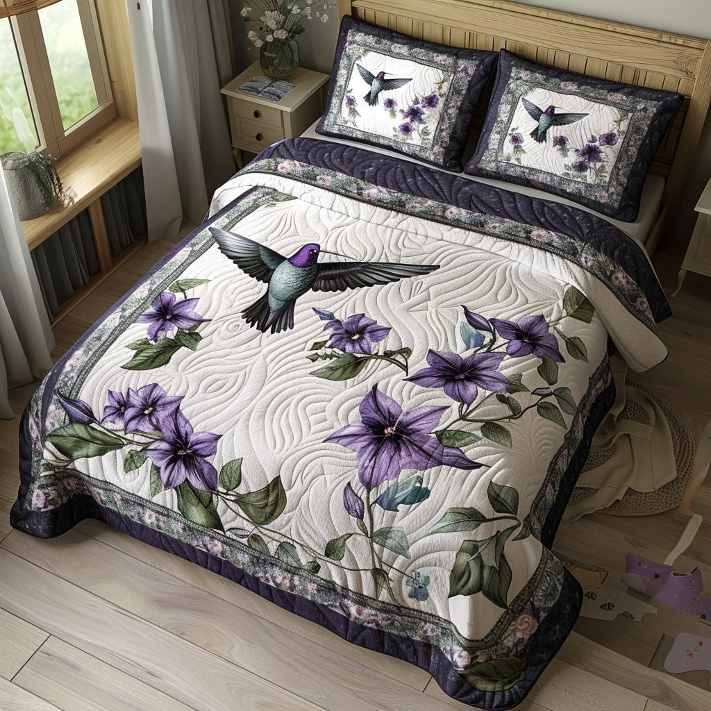 Hummingbird TAI251124092 Quilt Bedding Set