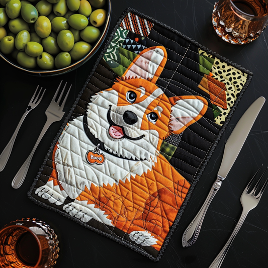 Corgi TAI21052408 Quilted Placemats