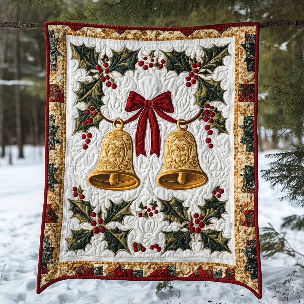 Christmas Bell DAI141124541 Quilt Blanket