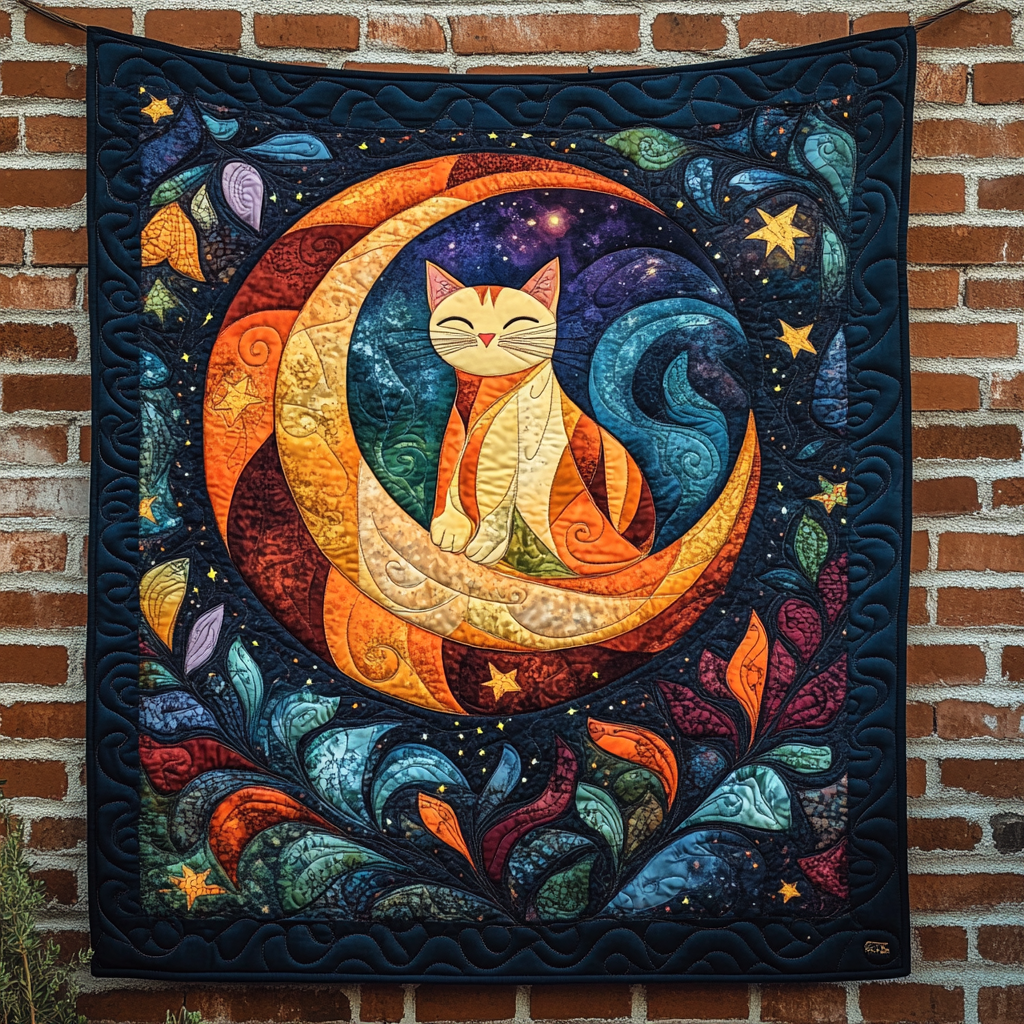 Celestial Cat DAI301224034 Quilt Blanket