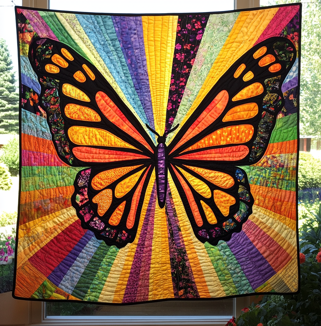 Monarch Butterfly DAI110225085 Quilt Blanket