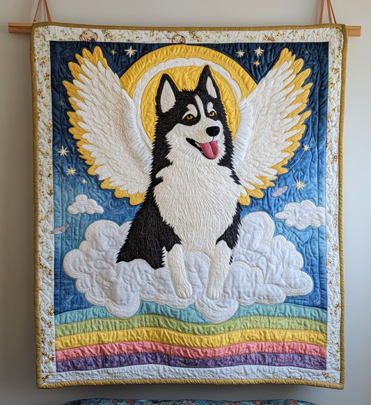 Husky Angel DAI090125183 Quilt Blanket