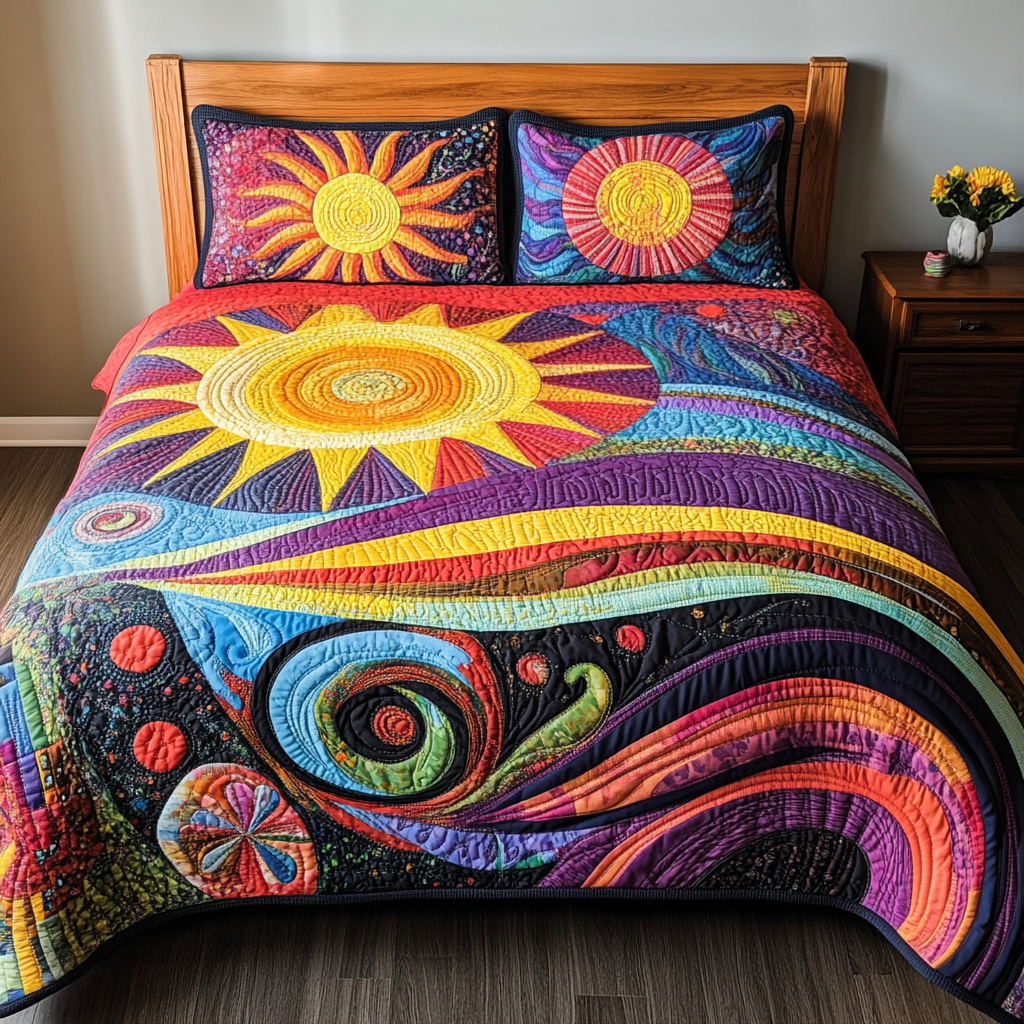 Hippie Sun TAI181024117 Quilt Bedding Set