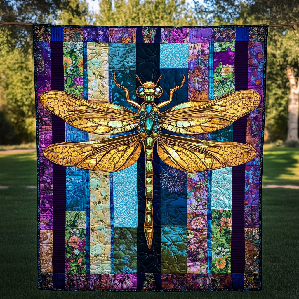 Dragonfly TAI151024423 Quilt Blanket