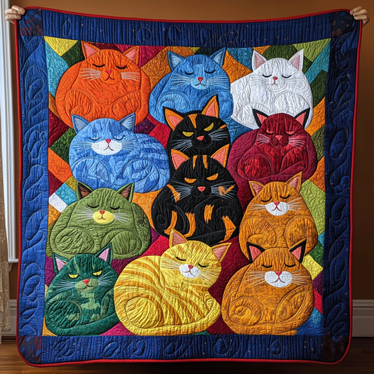 Sleeping Cat DAI301224102 Quilt Blanket