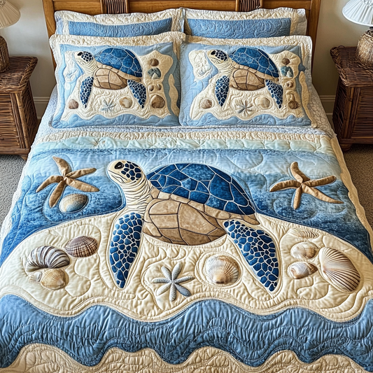 Sea Turtle TAI201124027 Quilt Bedding Set