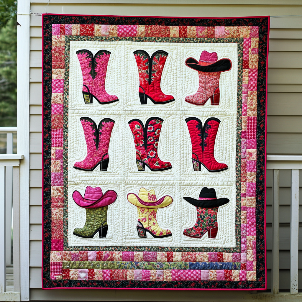 Cowgirl DAI090125123 Quilt Blanket