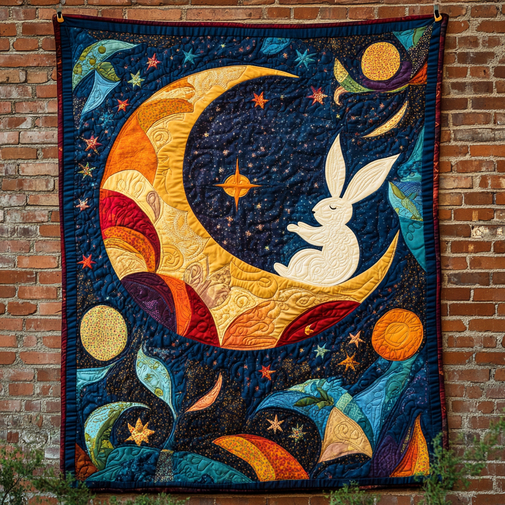 Celestial Bunny DAI301224118 Quilt Blanket