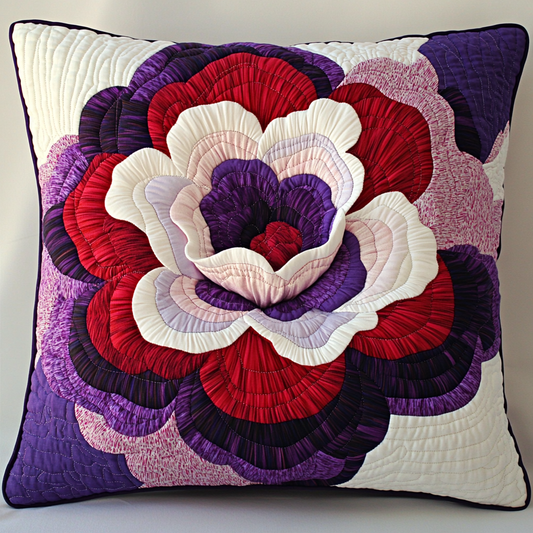 Blooming Flower TAI181024476 Quilted Pillow Case