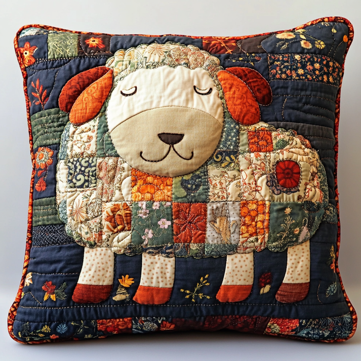 Sheep DAI230924090 Quilted Pillow Case Charming Favor