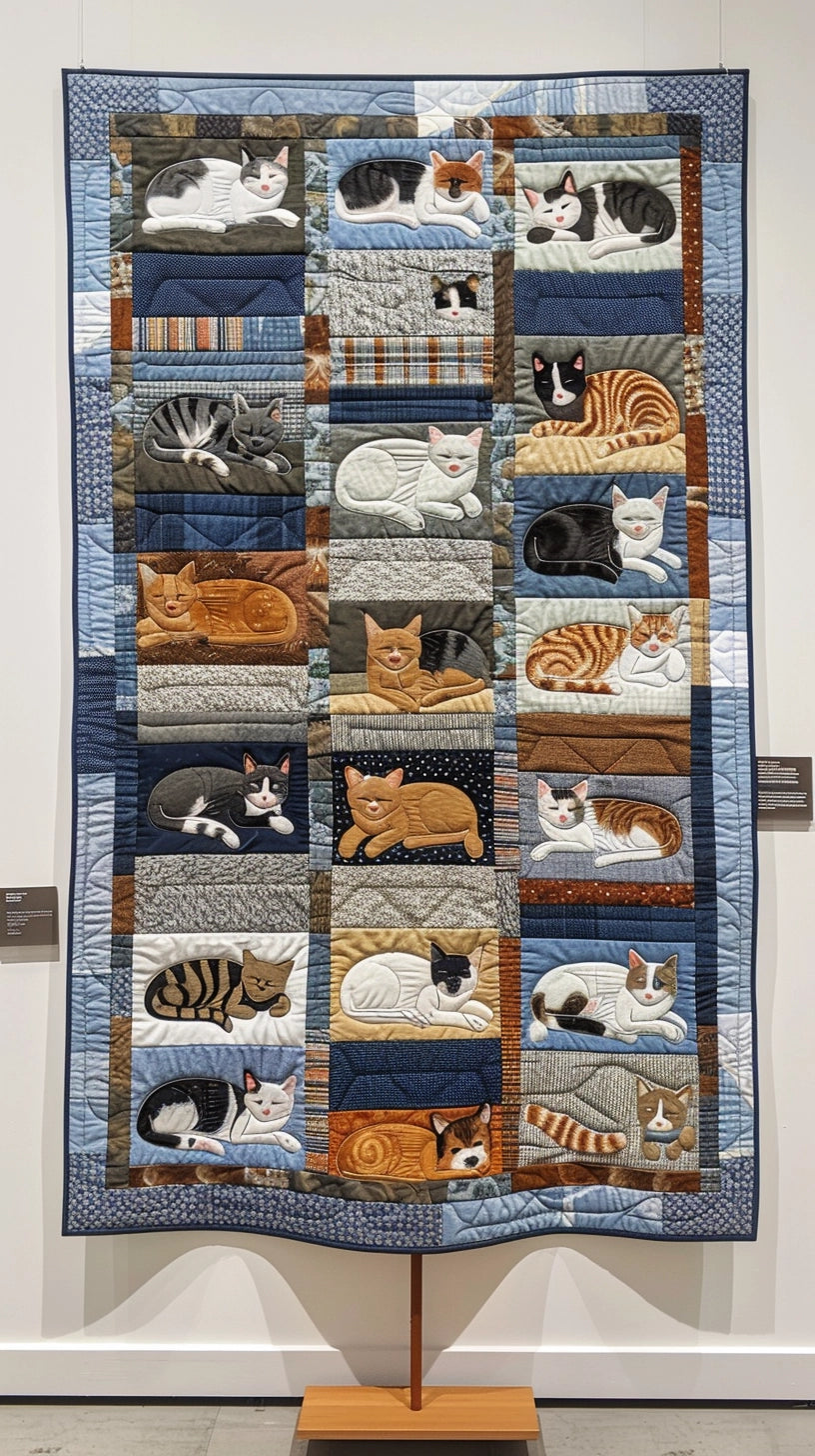 Cat TAI030524040 Quilt Blanket