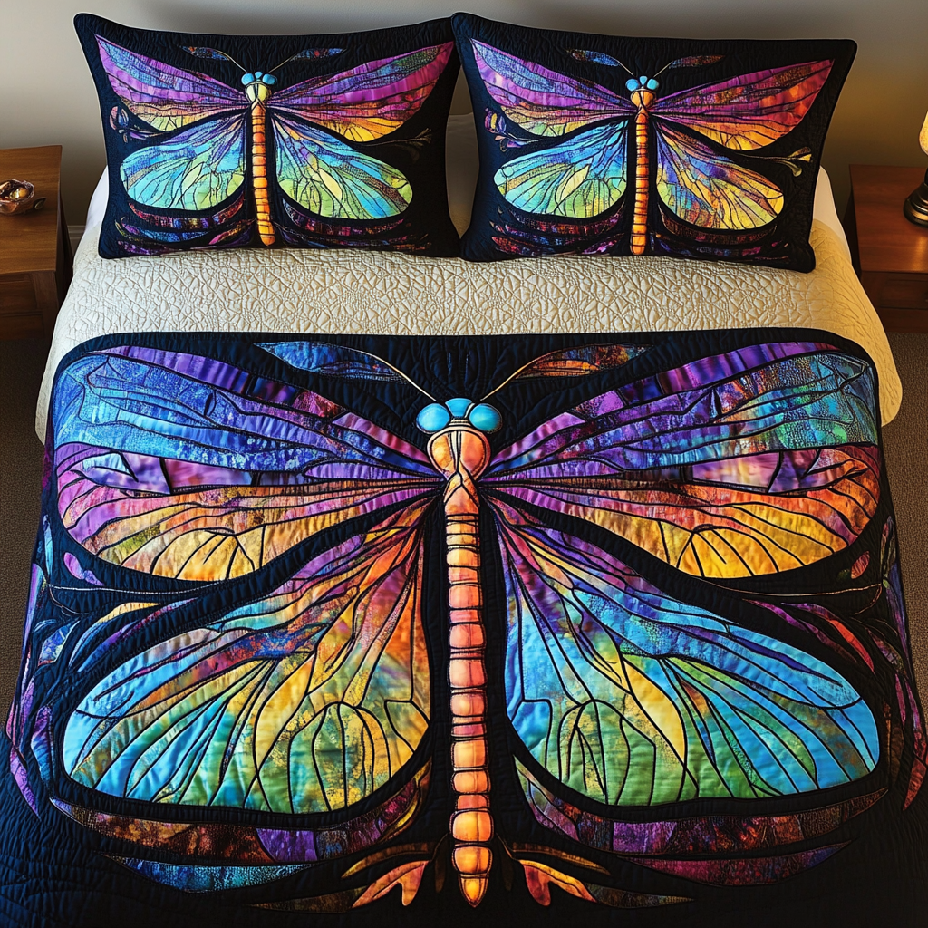 Dragonfly TAI181024322 Quilt Bedding Set