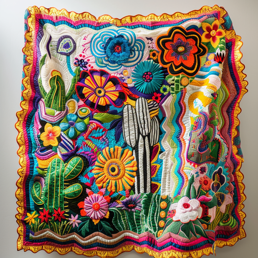 Cactus TAI040724019 Quilt Blanket