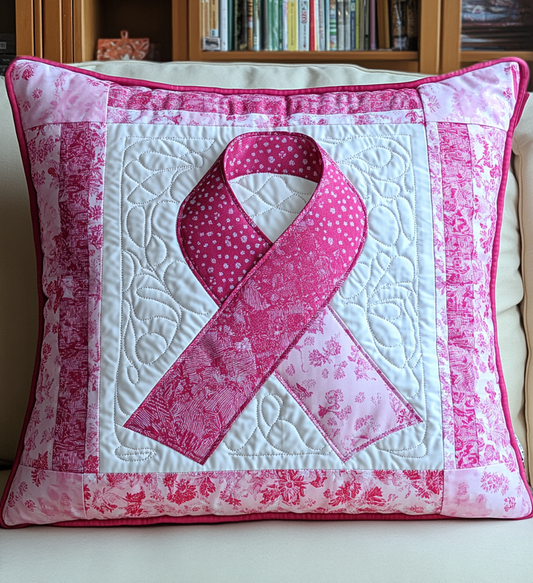 Breast Cancer Ribbon DAI281124024 Quilted Pillow Case