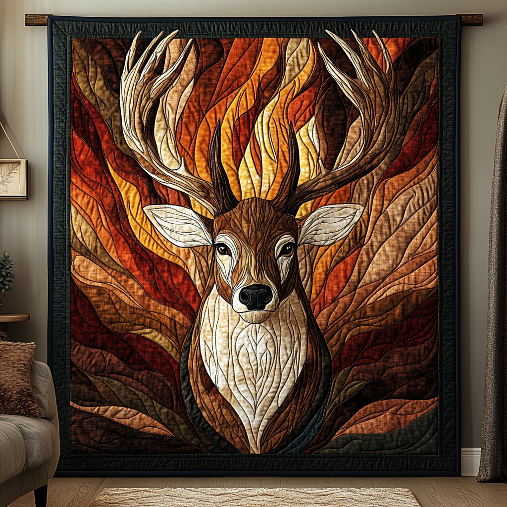 Majestic Deer TAI201124393 Quilt Blanket