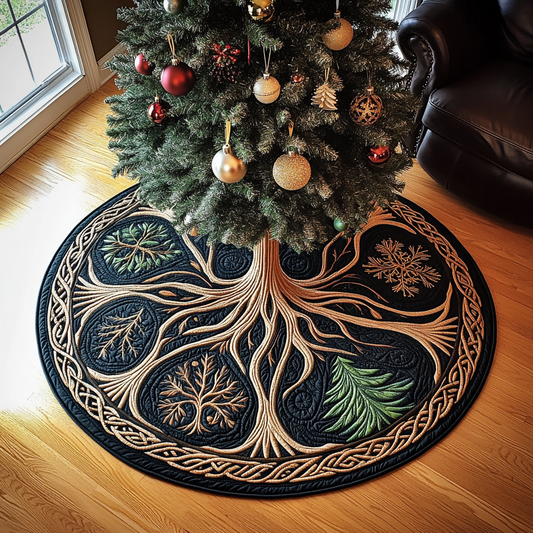 Tree Of Life TAI101224638 Quilted Tree Skirt