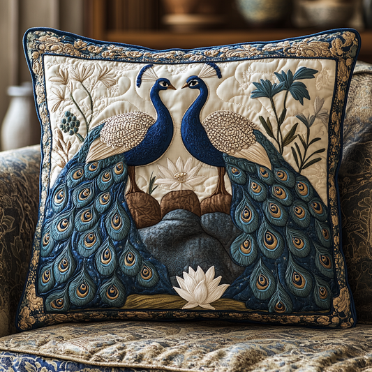 Peacock DAI301224197 Quilted Pillow Case