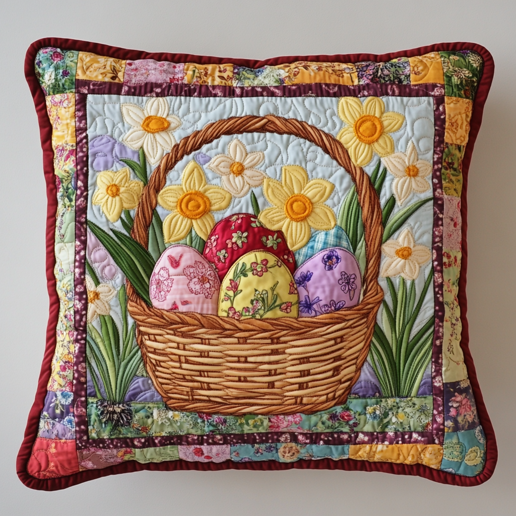 Easter Egg DAI301224123 Quilted Pillow Case