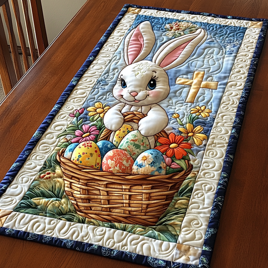 Easter Bunny DAI040225421 Quilted Table Runner