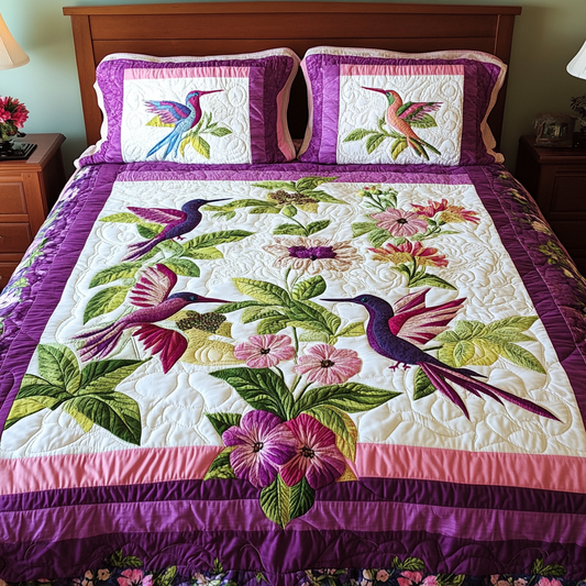 Hummingbird DAI110225133 Quilt Bedding Set