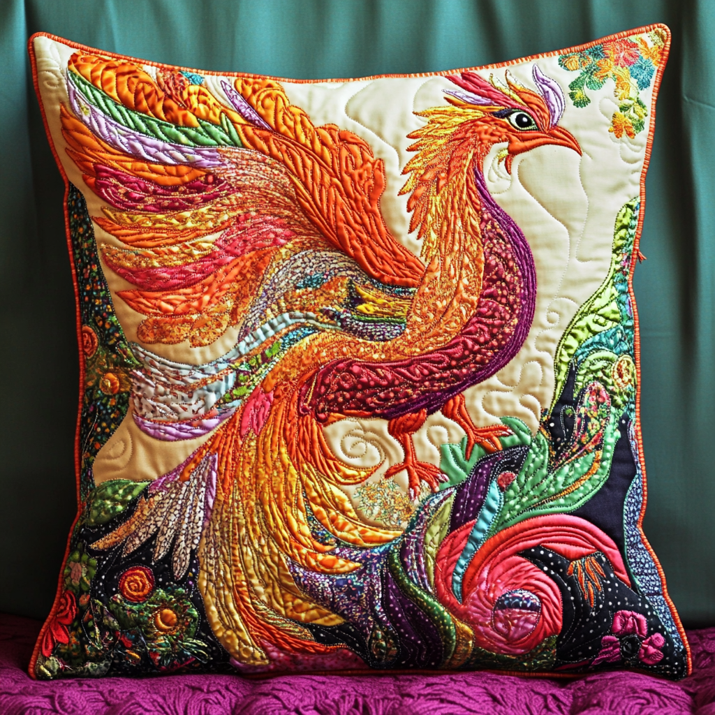 Phoenix DAI101224107 Quilted Pillow Case