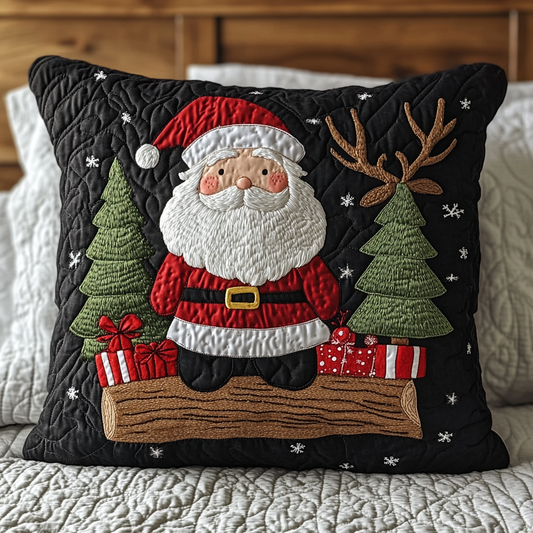 Christmas Santa TAI201124456 Quilted Pillow Case