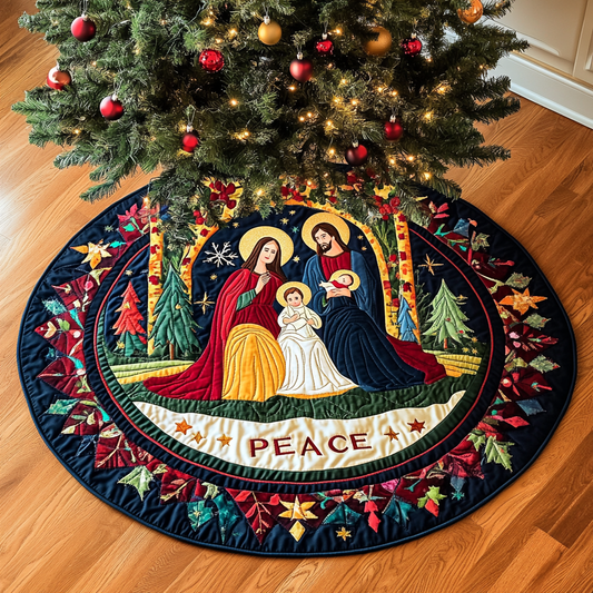 Nativity Scene TAI041024095 Quilted Tree Skirt