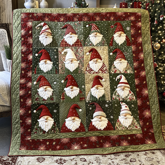 Christmas Gnome TAI260924040 Quilt Blanket