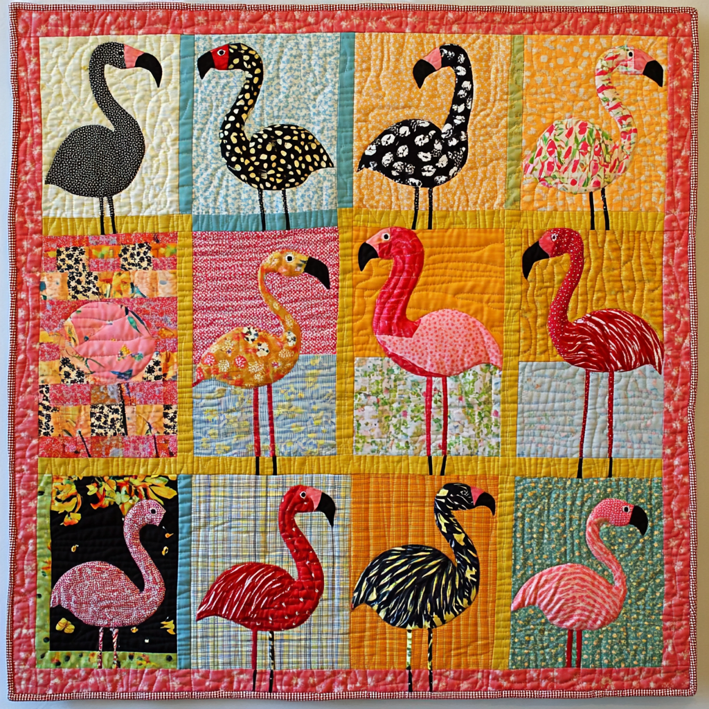 Flamingo DAI190824012 Quilt Blanket