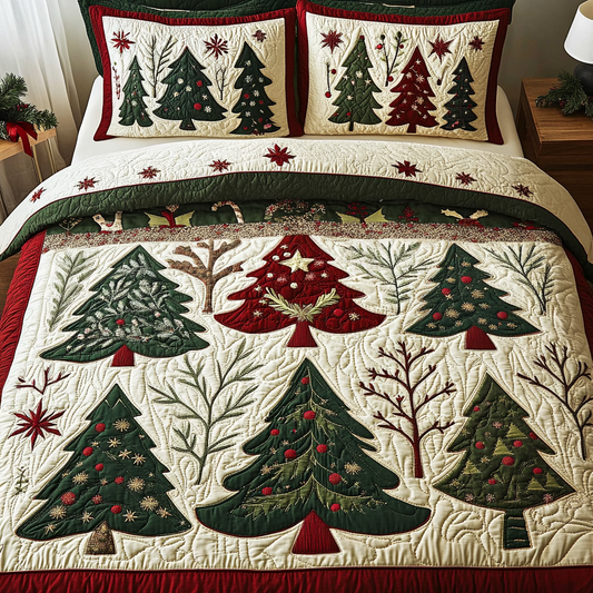 Christmas Tree TAI141124206 Quilt Bedding Set