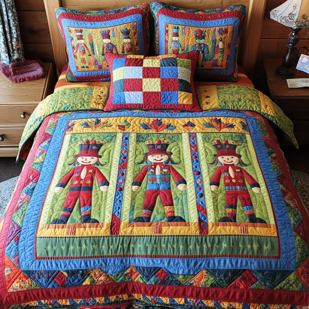 Nutcracker DAI190824264 Quilt Bedding Set