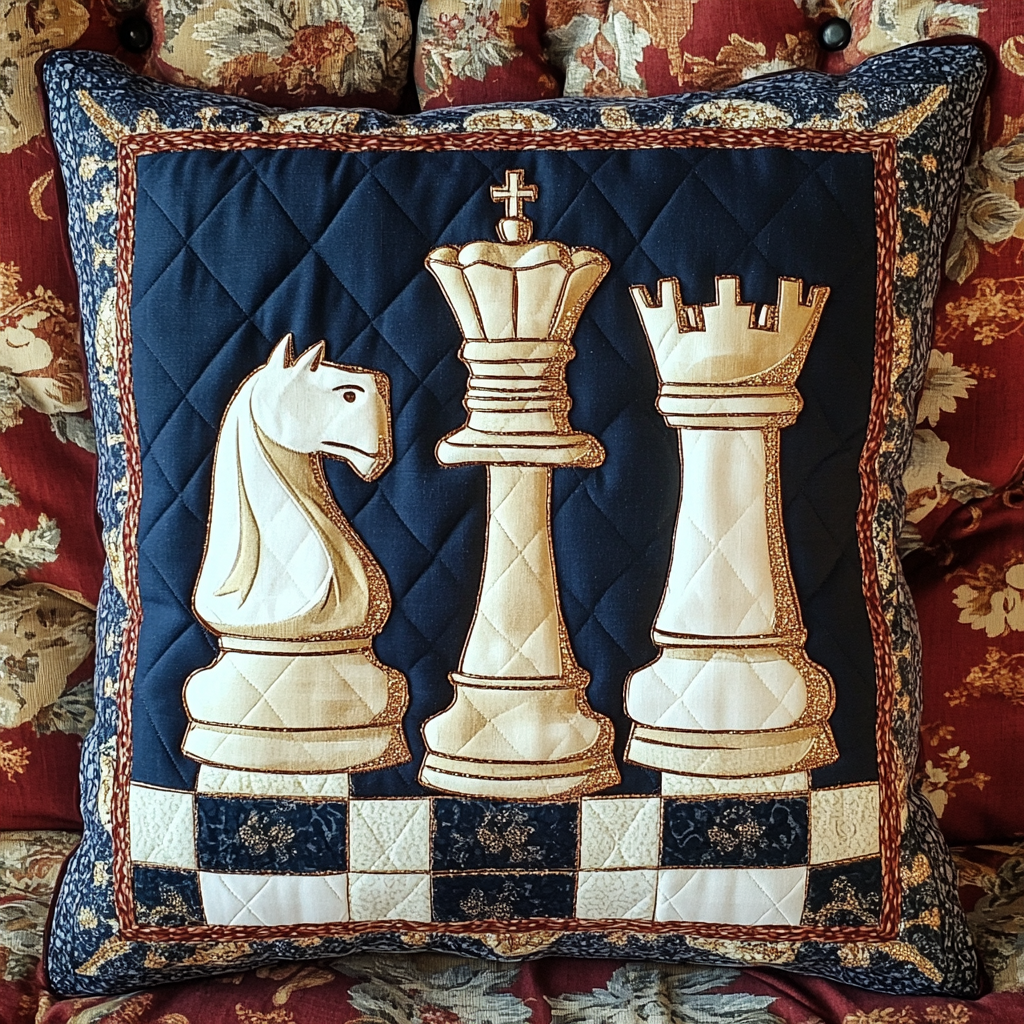 Chess DAI301224144 Quilted Pillow Case